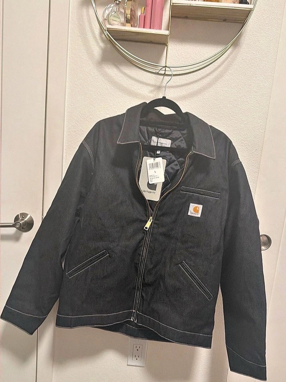Carhartt OG Detroit Workwear Jacket Black L NWT Men's Jacket